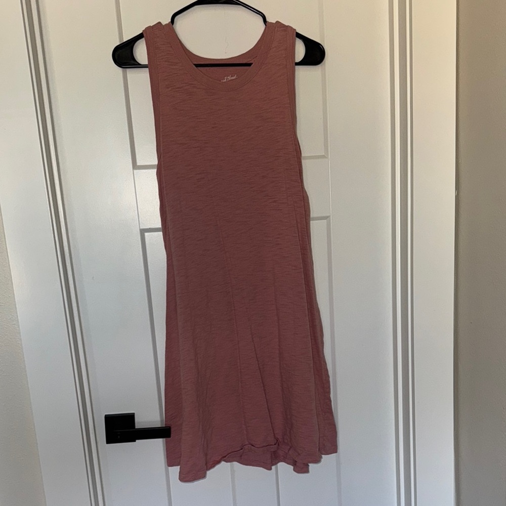 Pink Sleeveless Tshirt Dress